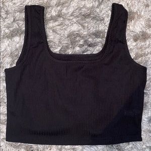 simple black tank